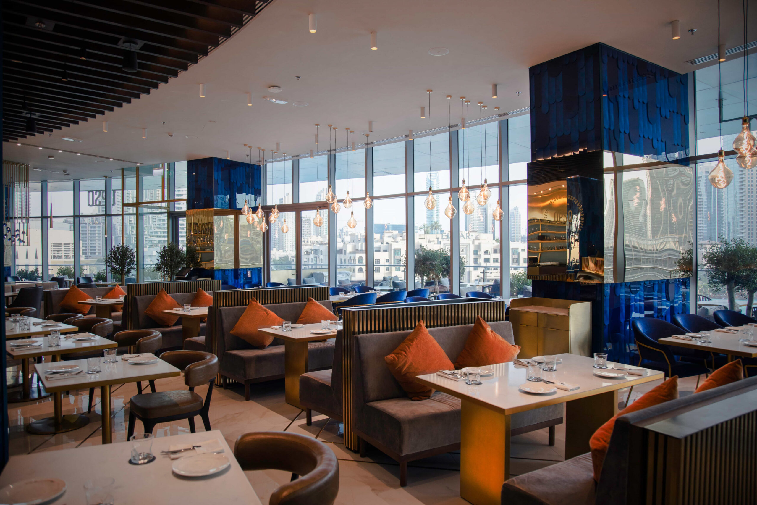 PHOTOS: Modern Greek restaurant OPSO is located in Dubai Mall - Caterer ...